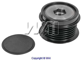 # 24823224 - Pulley, 6-Groove Serpentine Decoupler, For Denso Hairpin Alternator