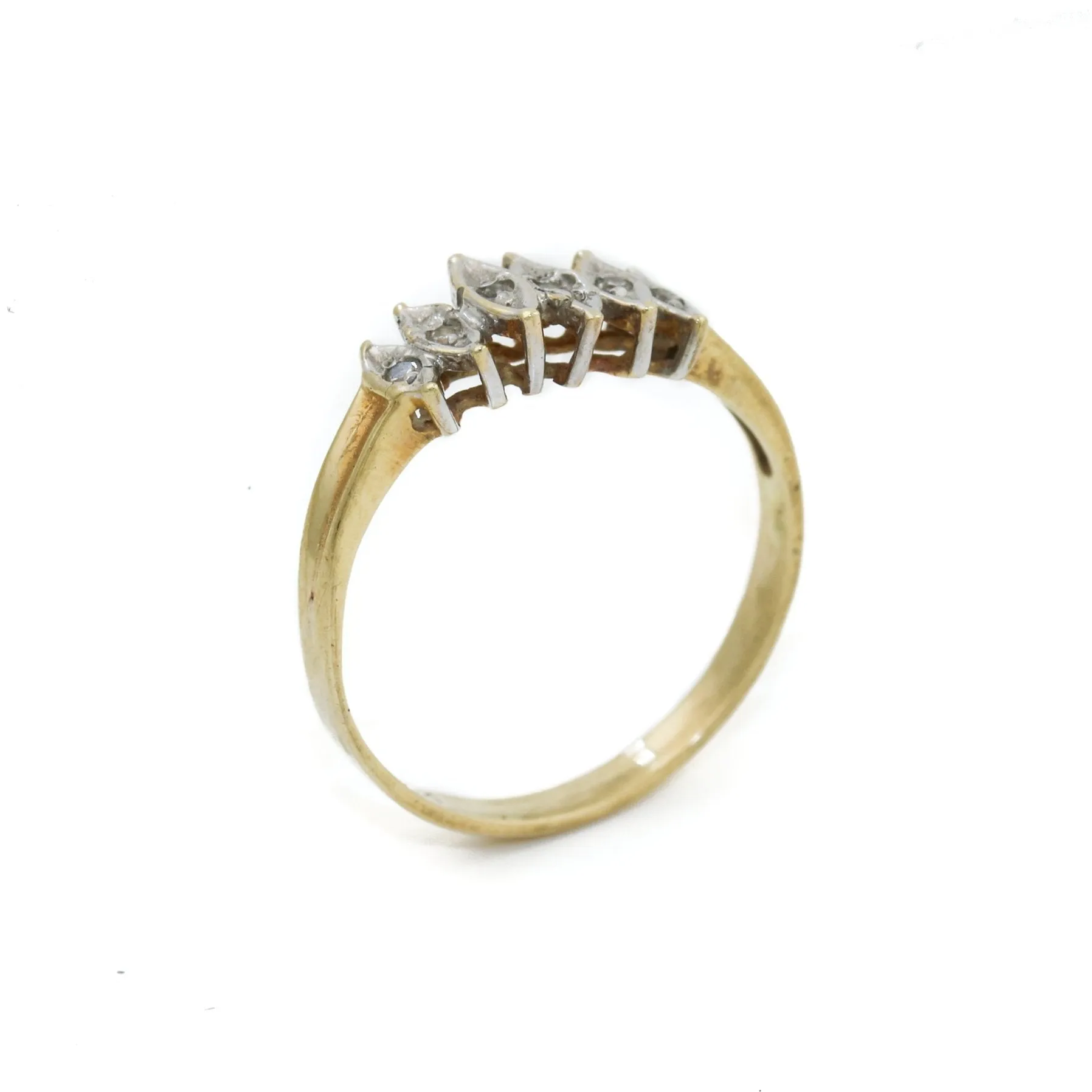 10K Vintage Gold x Diamond Ring 6