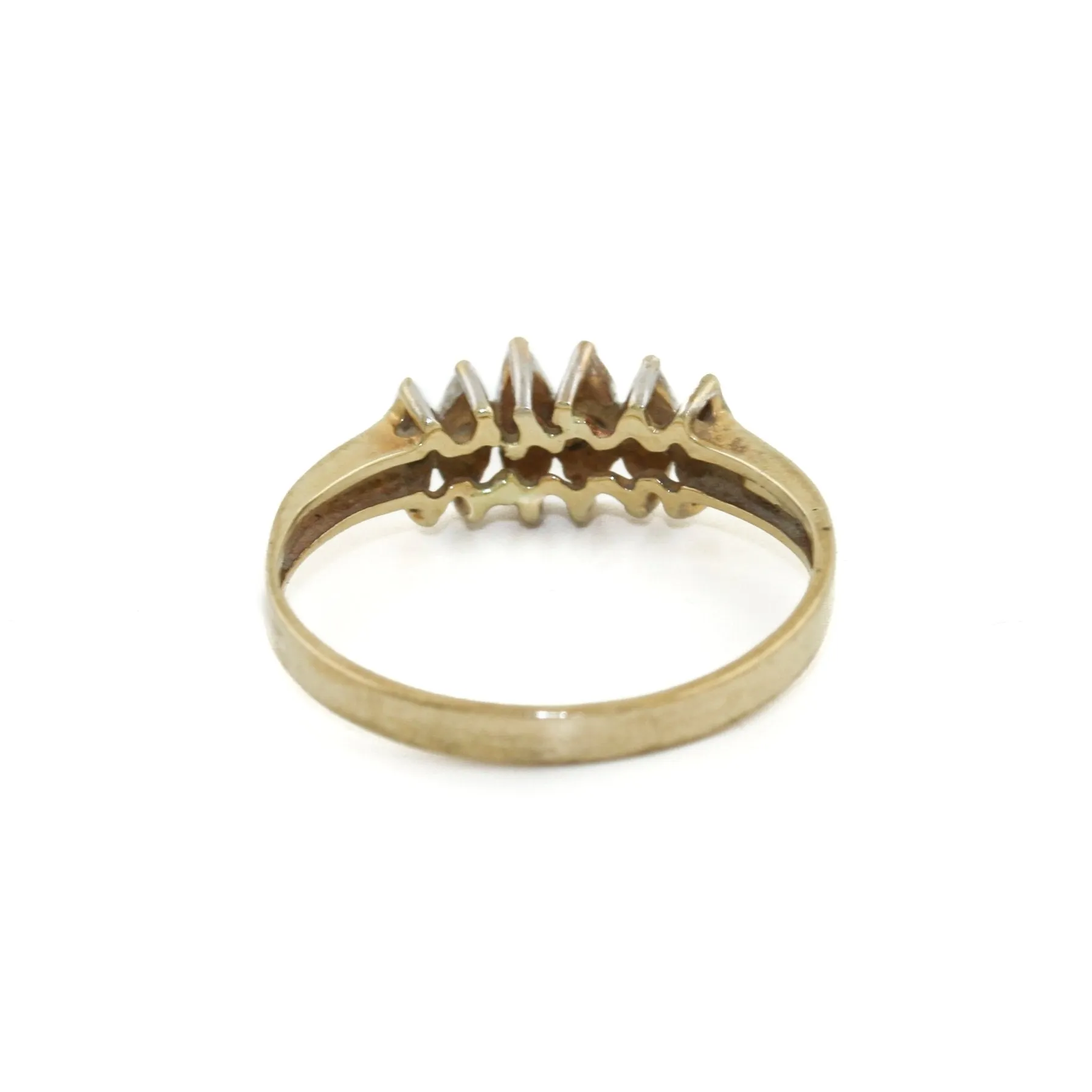 10K Vintage Gold x Diamond Ring 6