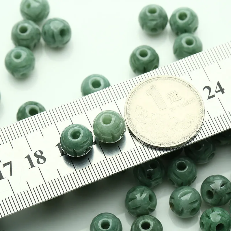 10X10X10mm Natural Jade Beads Jadeite Bead WBD68