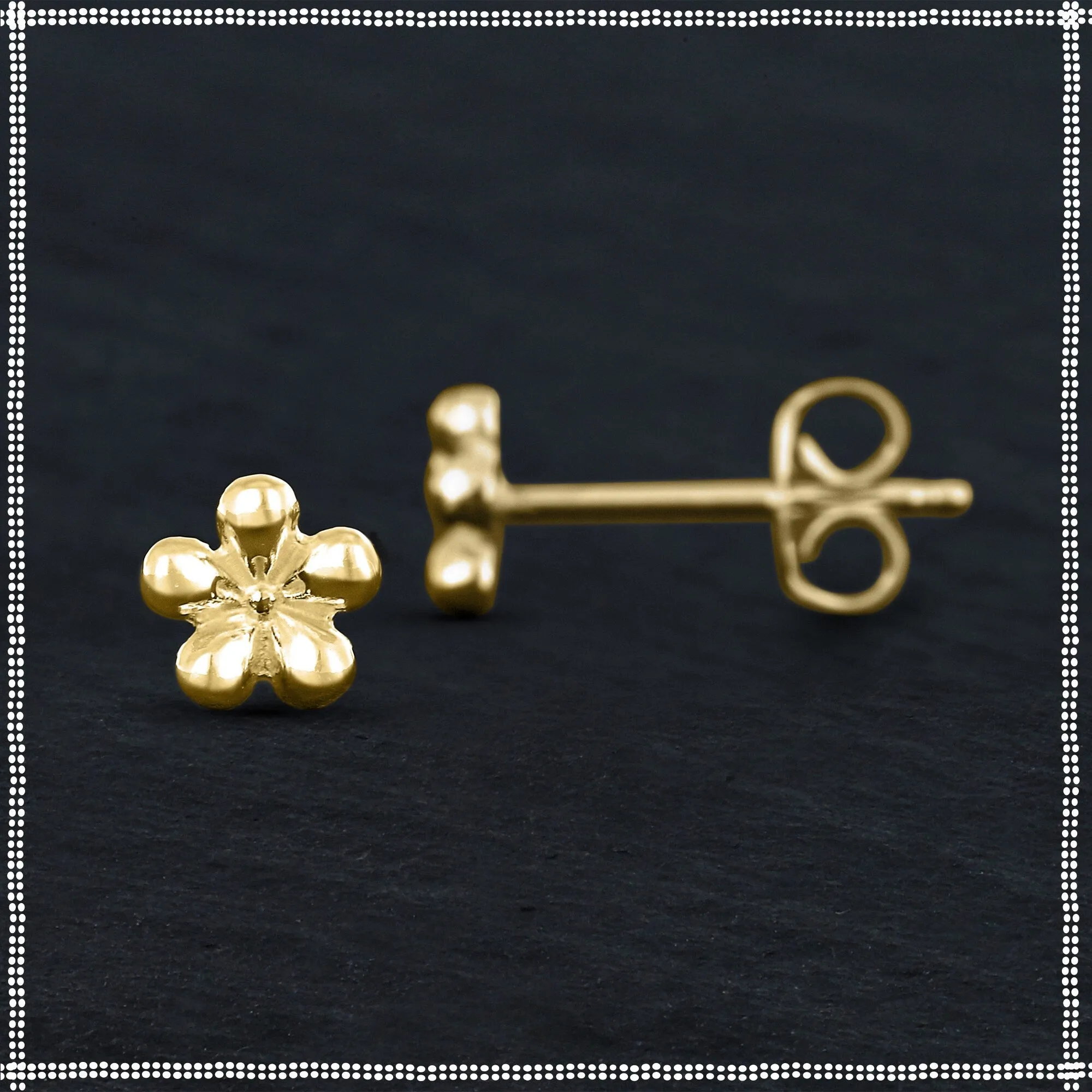 14k Gold Minimalist Earrings | Stargazer