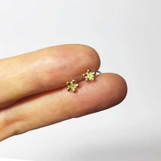 14k Gold Minimalist Earrings | Stargazer