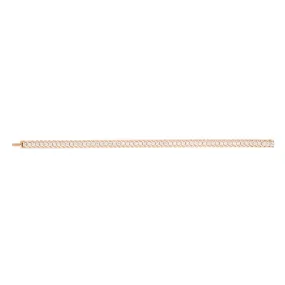 18K Rose Gold Classic Diamond Bracelet