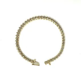 2 CTW Crossover Tennis Bracelet