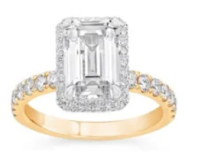 2.07CTW Lab Grown Diamond Engagement Ring