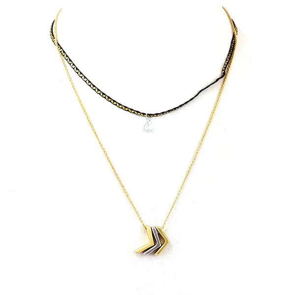 2Tier Arrows Choker