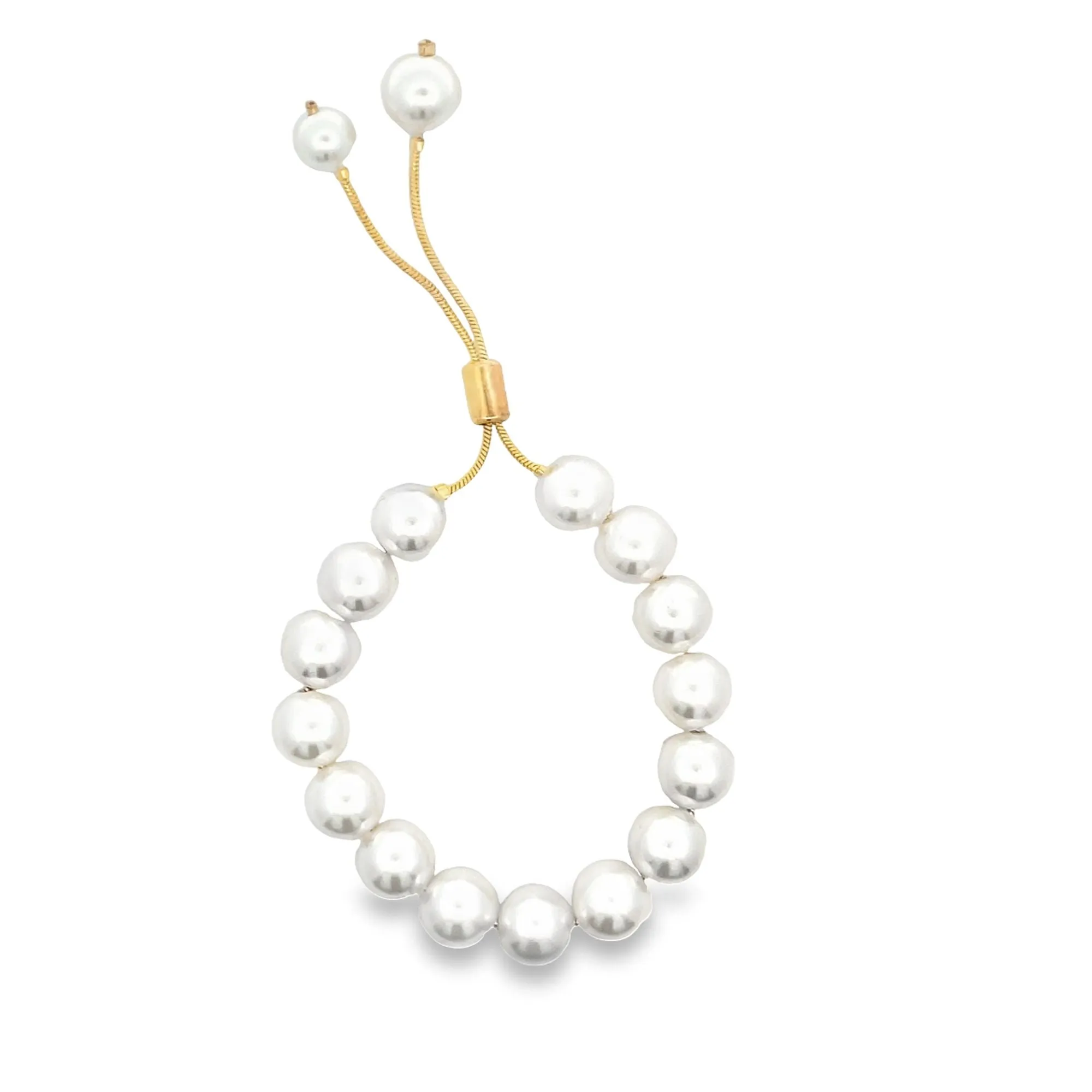 4,6,8,10mm Pearl Adjustable Bracelet (I61, I64, I67-68)