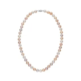 7.5-8.0 mm 16 Inch AAA Multicolor Freshwater Pearl Necklace