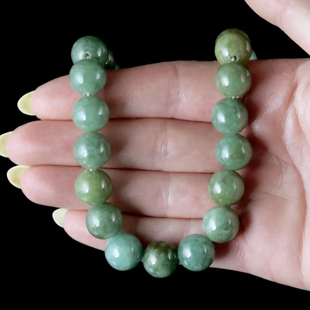 Antique Victorian Jade Necklace Circa 1900