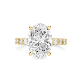 Avery | Oval Moissanite Engagement Ring