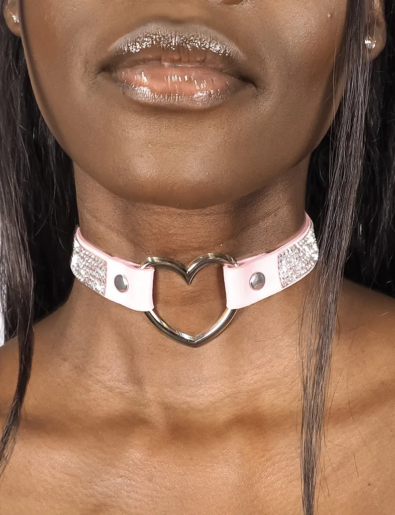 BABY GIRL CHOKER - PINK