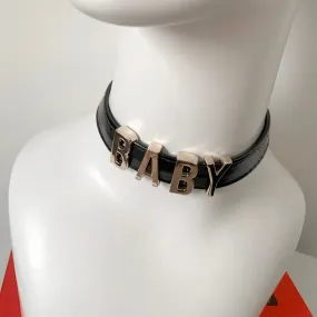 BABY VEGAN LEATHER CHOKER - MJN