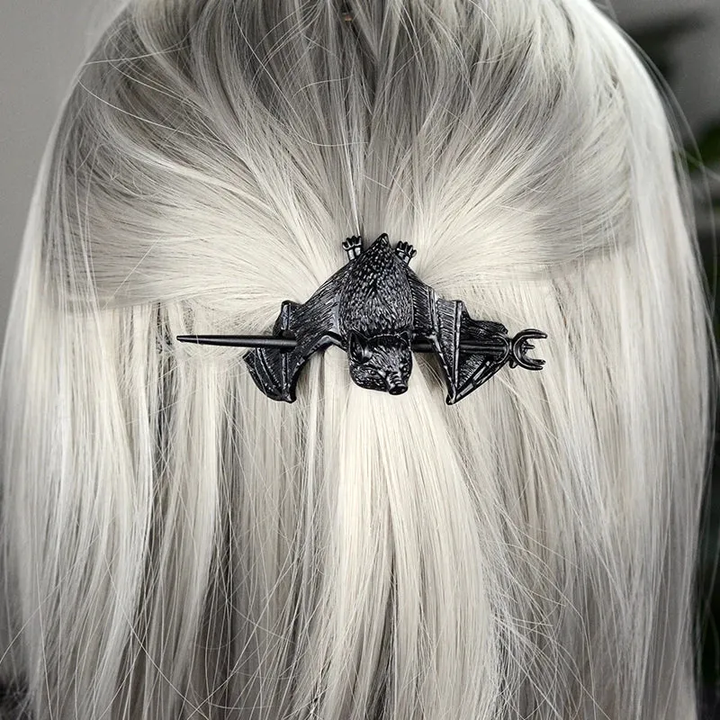 Black Bat | Stick Hairpin