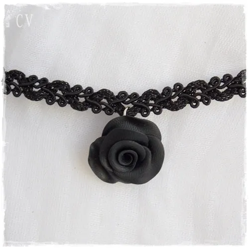 Black Rose Choker