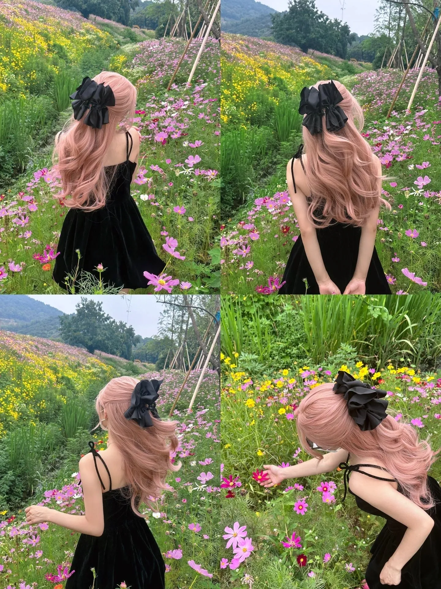 BlackPink Rose Hair Style Daily Wig