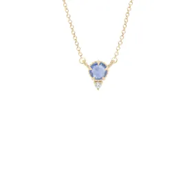 Blue Sapphire Evergreen Necklace