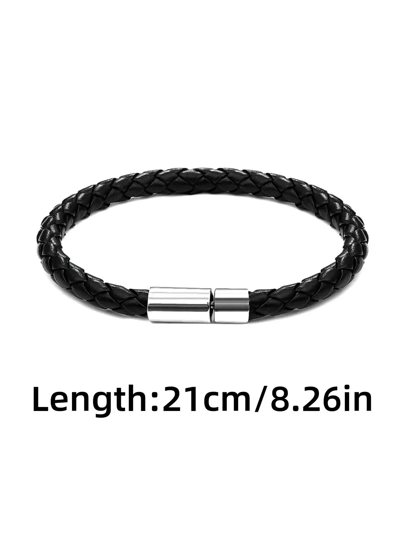 Business PU leather bracelet