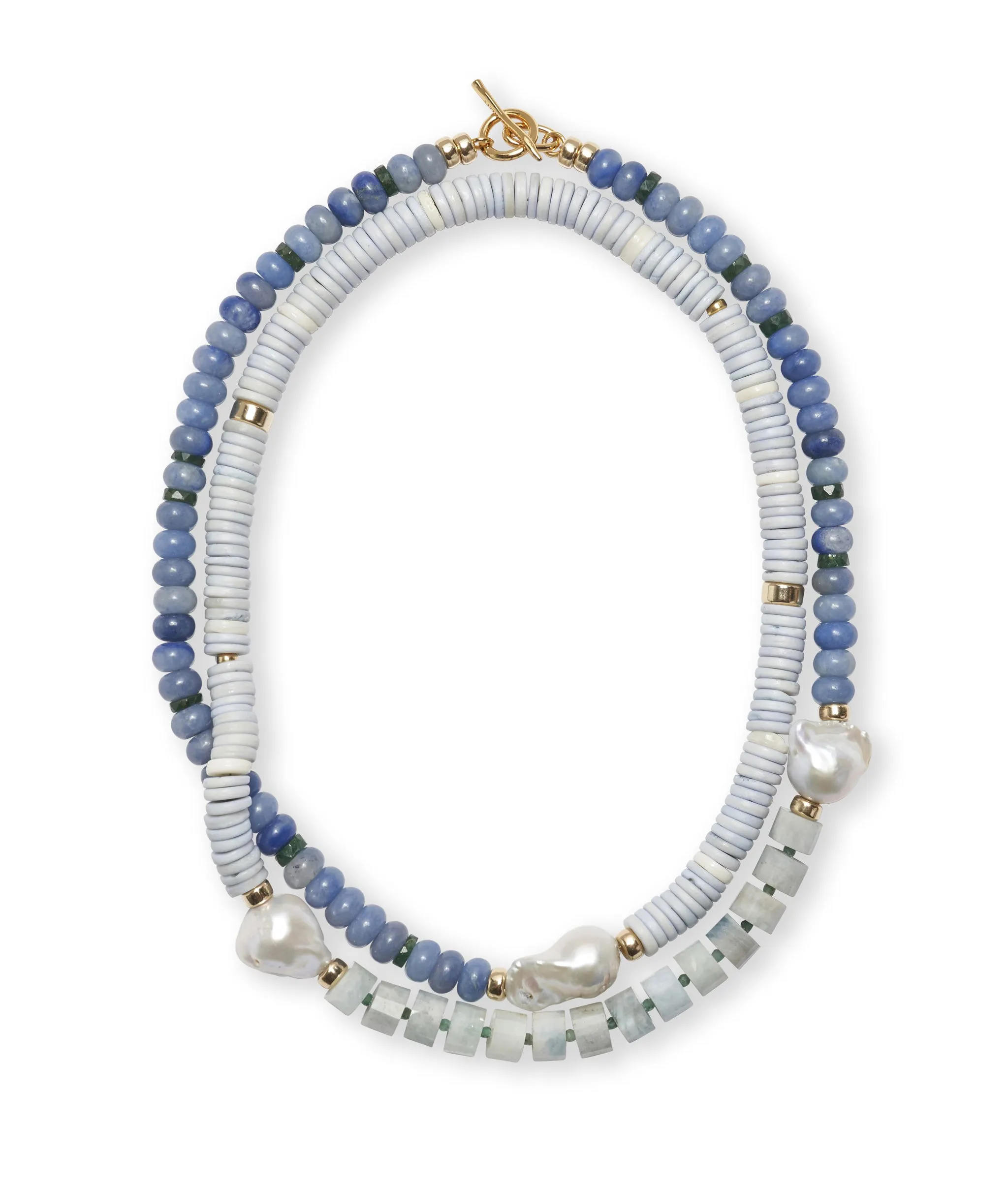 Cabana Necklace in Azure Sky