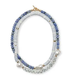 Cabana Necklace in Azure Sky