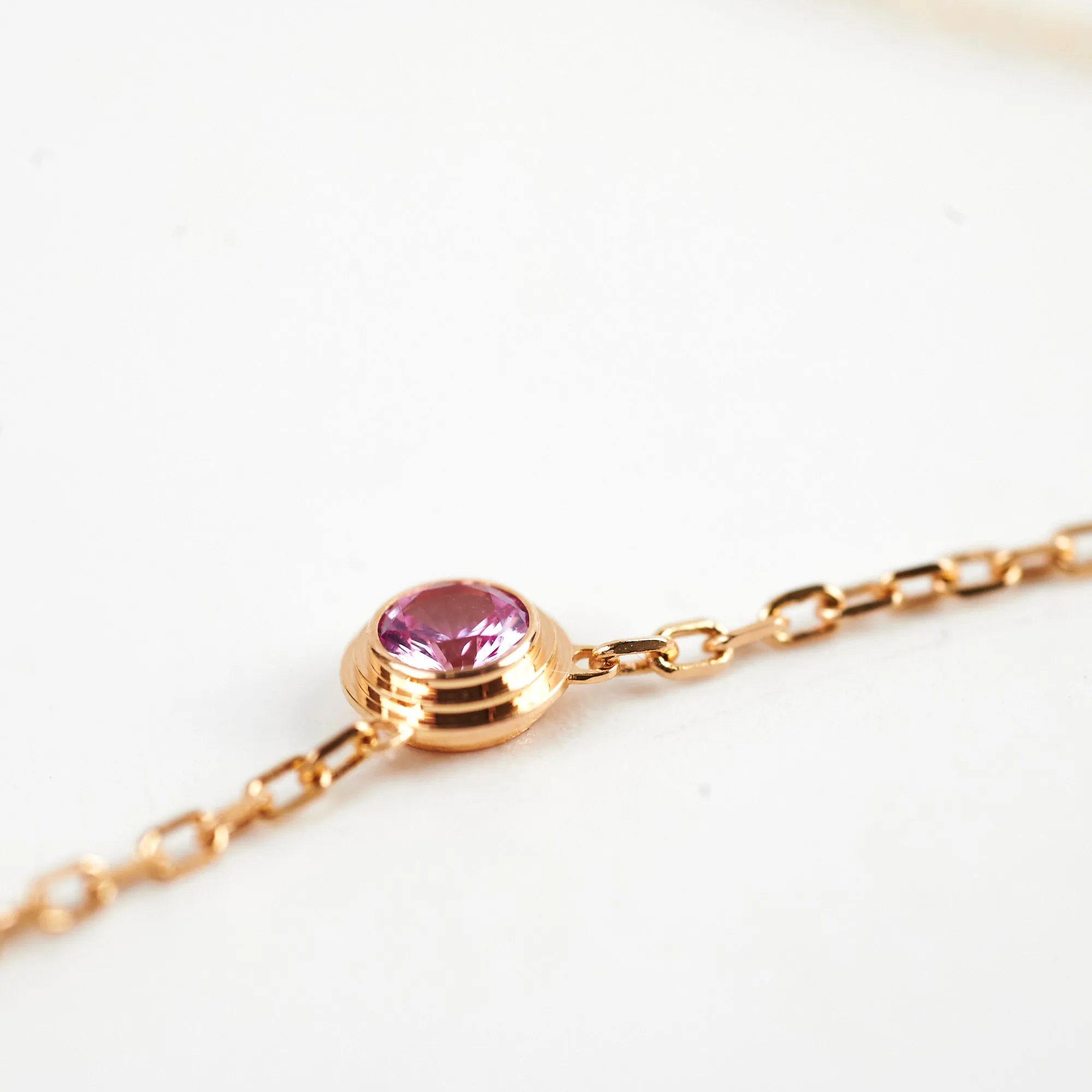 Cartier D'amour Necklace Pink Sapphire