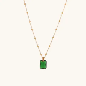 Dazzling Emerald Necklace