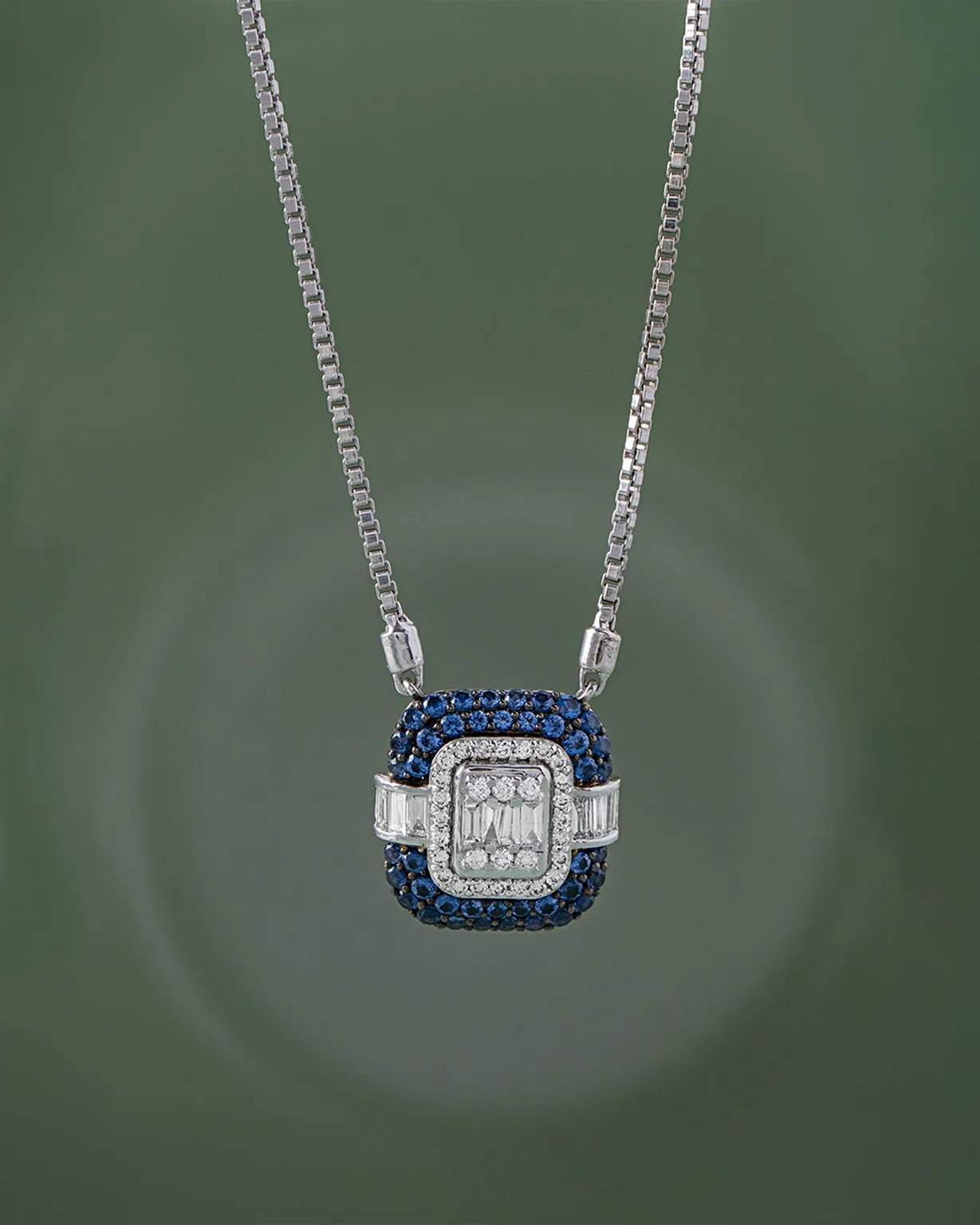 Deco Diamond Necklace