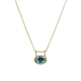 East West Emerald Necklace