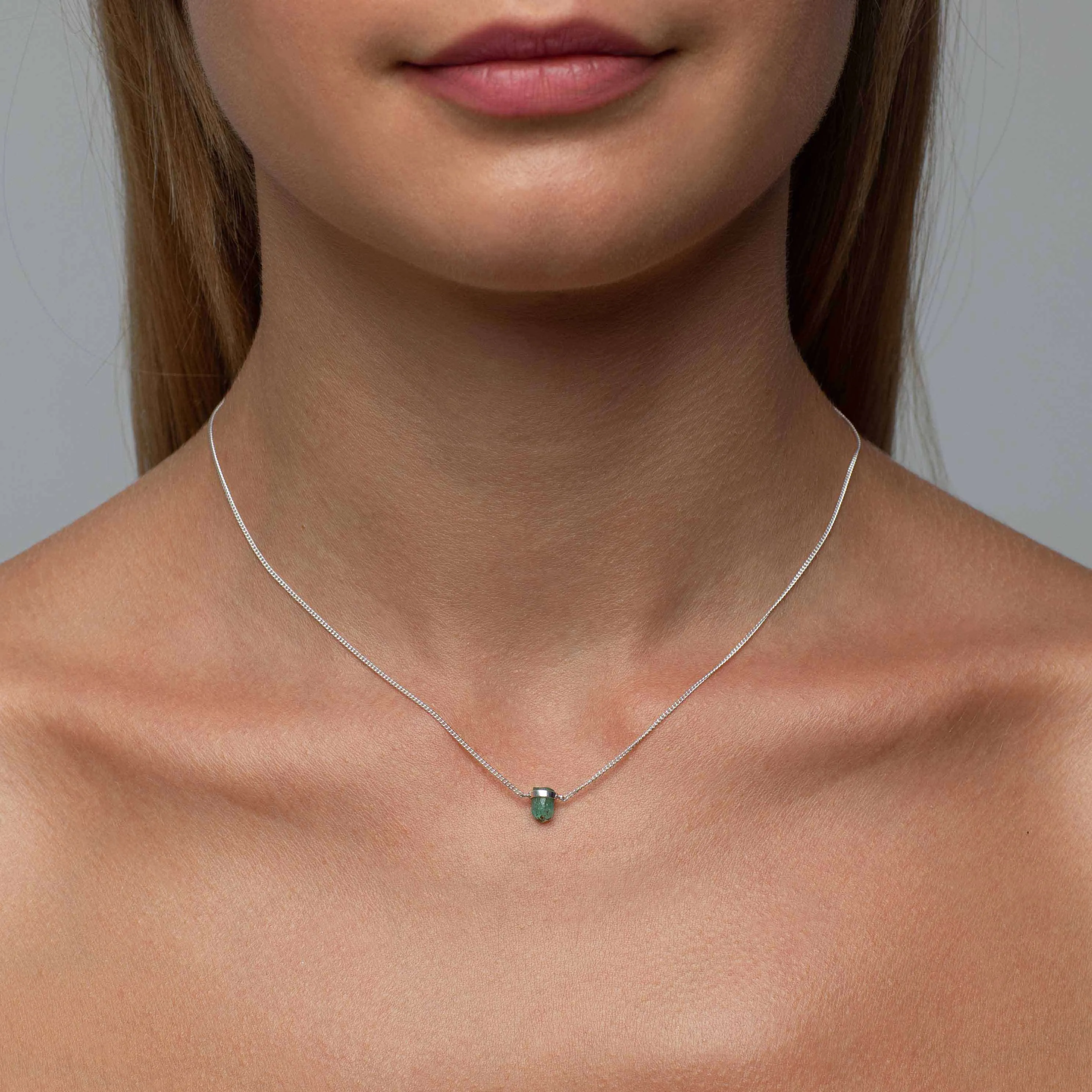 Emerald Wrap Necklace