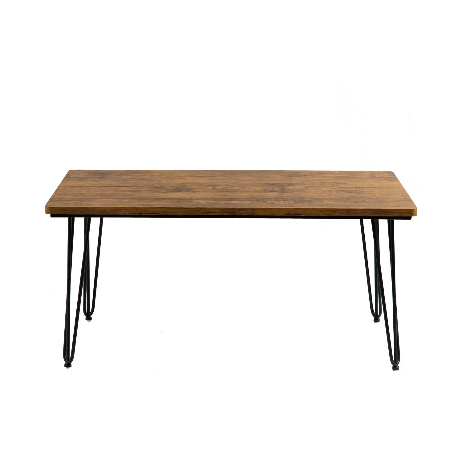 Eros Vintage Style Manufactured Wood Coffee Table, With Hairpin Legs