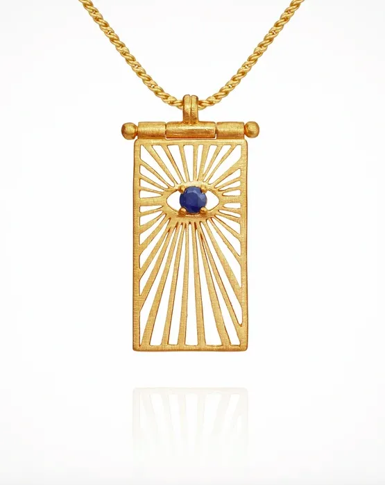 Eye Necklace Gold