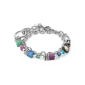 GeoCUBE® Fusion bracelet Multicolour Gemstone