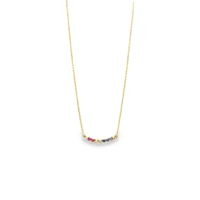 Gold Maui Rainbow Necklace