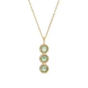 Green Sapphire Mazurka Necklace