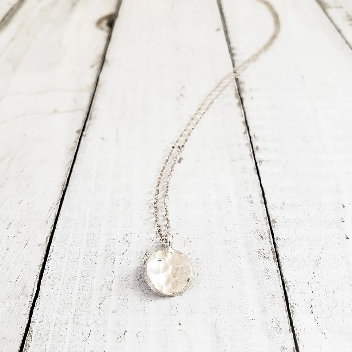 Hammered Dot Necklace