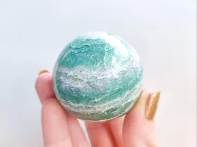 Himalayan Green Jade Crystal Sphere