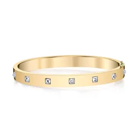 INVERTED DIAMOND PRINCESS CUT OVAL BRACELET