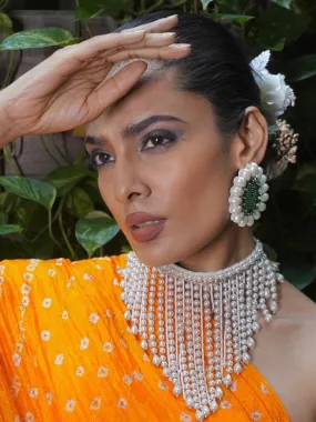 Ishita Mangal In Pearl Tassel Necklace