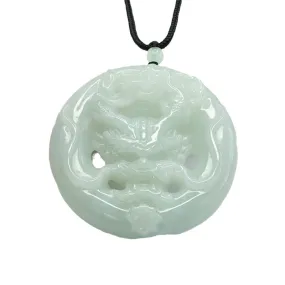 Jade Dragon Head Pendant from Fortune's Favor Collection