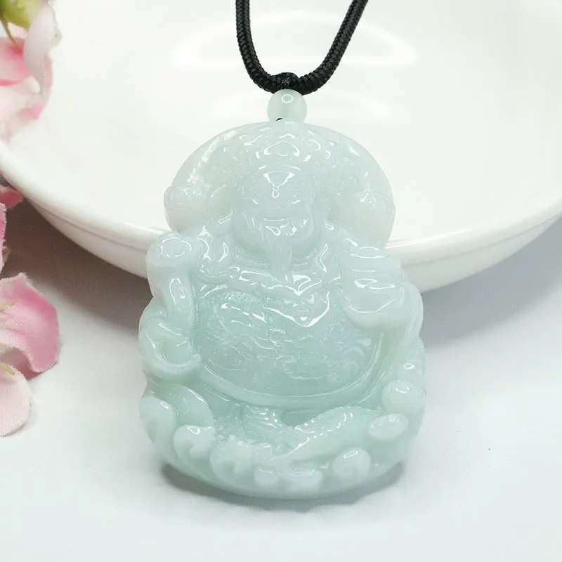 Jade Pendant God of Wealth from the Fortune's Favor Collection