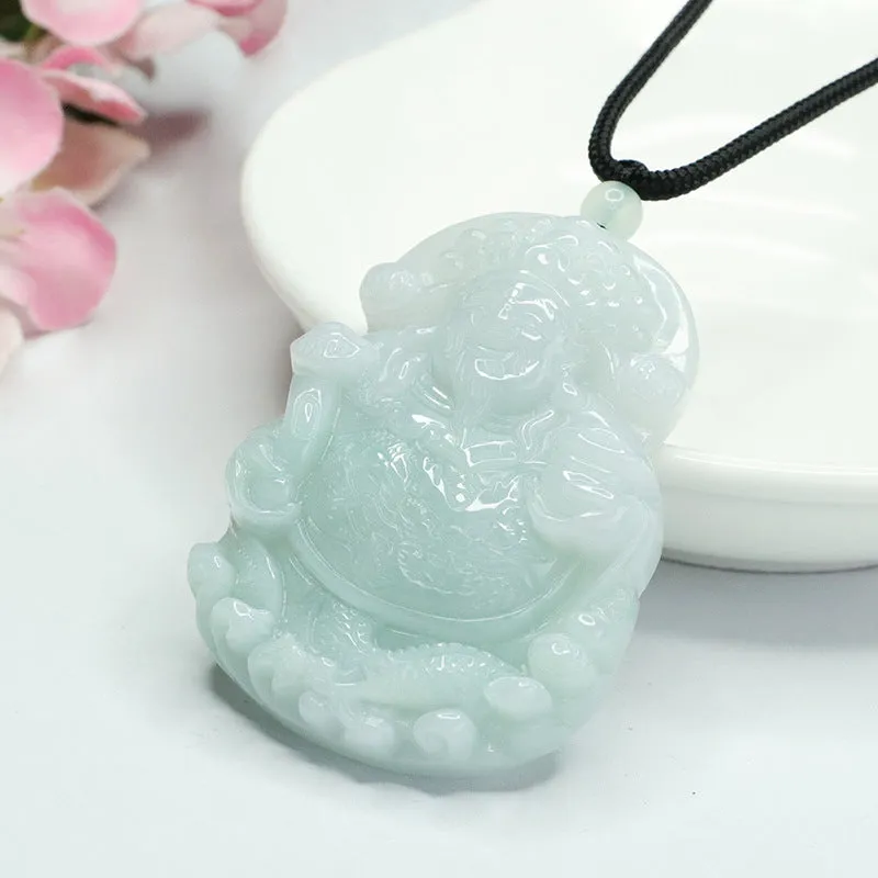 Jade Pendant God of Wealth from the Fortune's Favor Collection