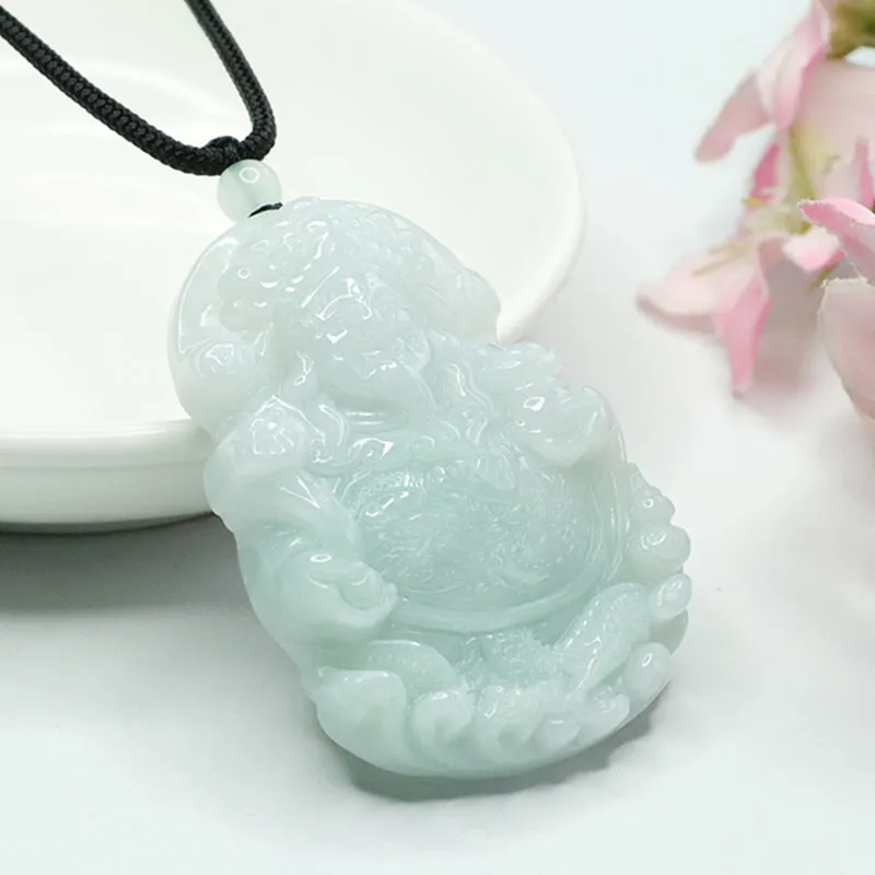 Jade Pendant God of Wealth from the Fortune's Favor Collection