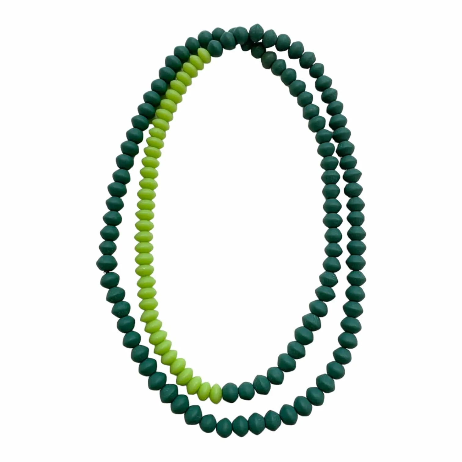 Jade Resin Beaded Necklace