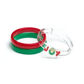 Joy Red Green Mix Bangles