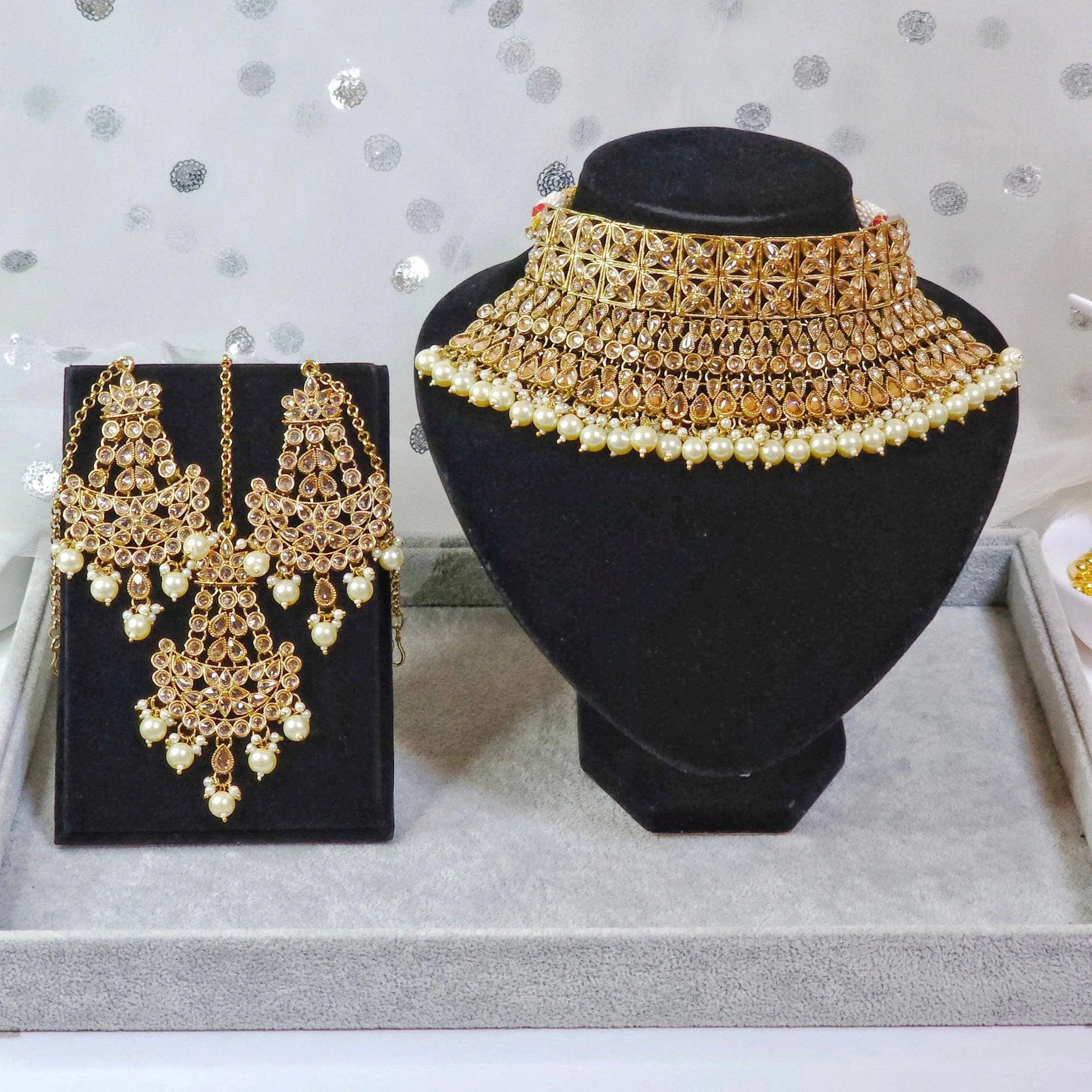 Joyah - Polki Bridal Choker Set