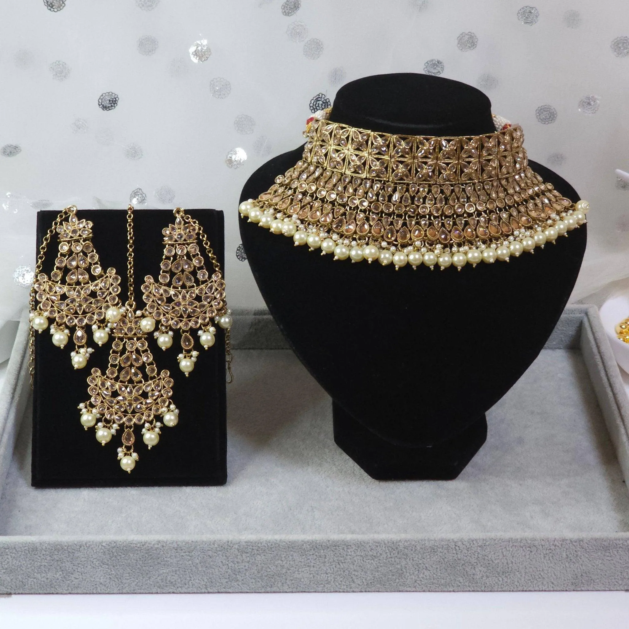 Joyah - Polki Bridal Choker Set