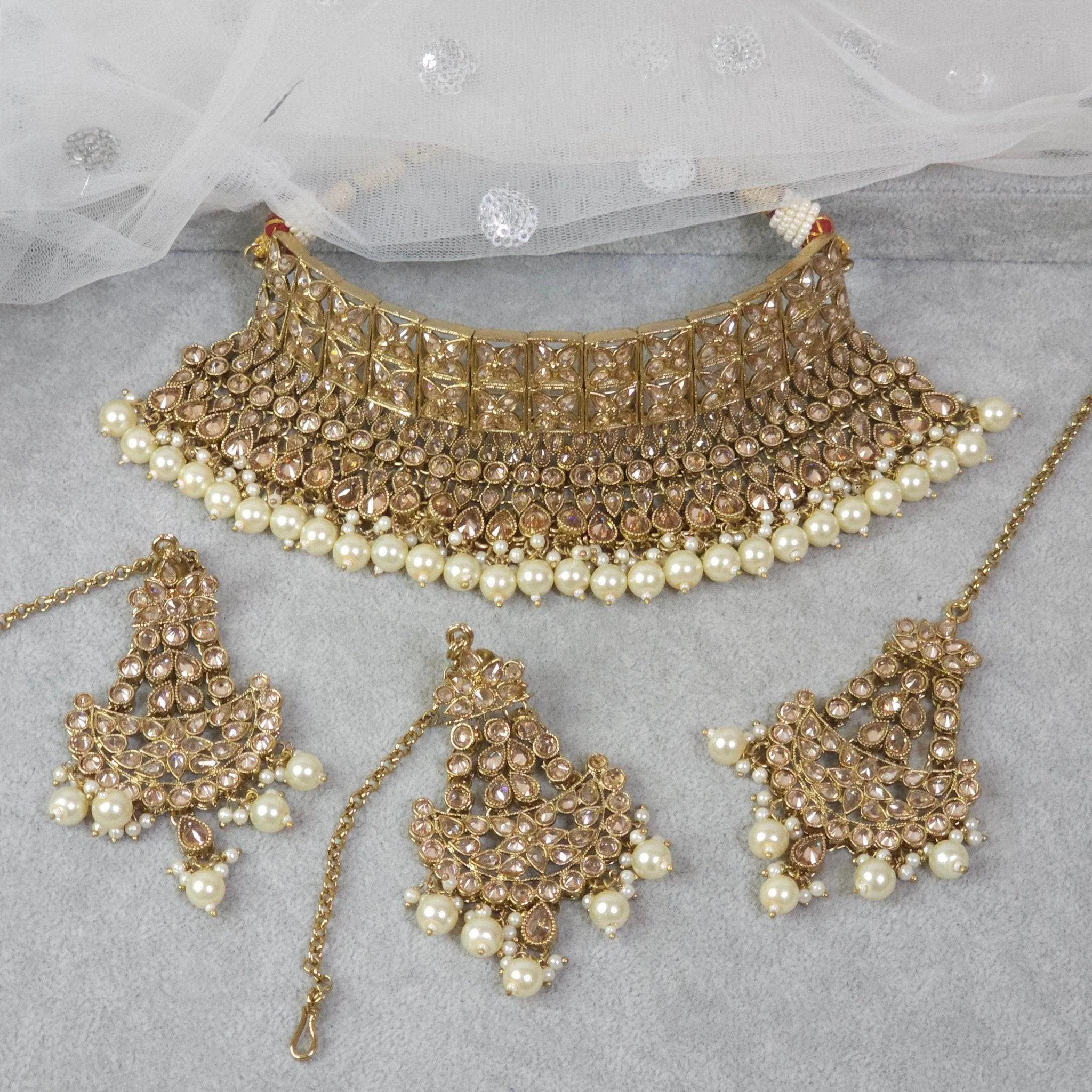 Joyah - Polki Bridal Choker Set