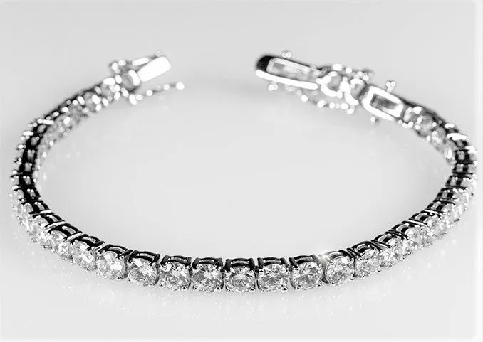 Juliette Round CZ Tennis Bracelet - 7.25in & 8in | 10ct