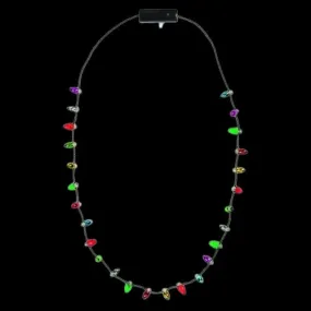 LED Wearable Christmas Lights Necklace