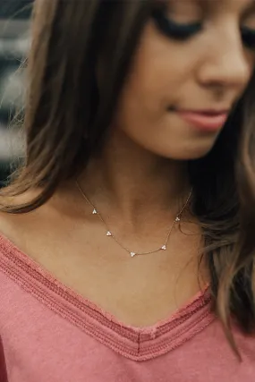 Lookin' Sharp Choker in Gold