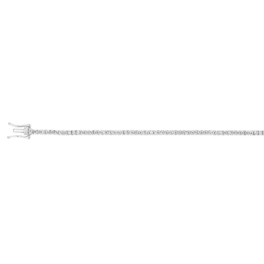 Luminesce Lab Grown 2 Carat Diamond Tennis Bracelet in Sterling Silver